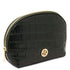 Vera - Croc print leather toiletry case